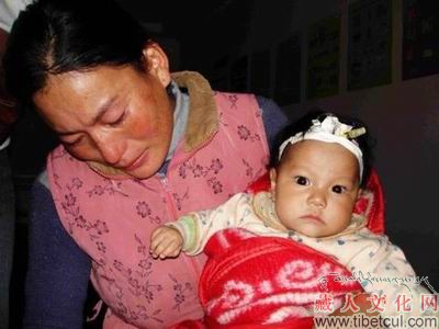 贫病女婴索南白姆将在上海接受治疗