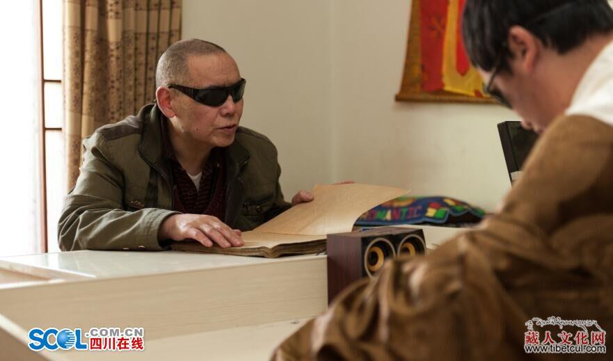 近20年编创藏文盲文 只为藏区盲人学知识更容易