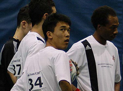 三名西藏人参加加拿大多伦多足球俱乐部选拔试训
