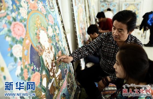 复兴的产业 热贡艺术带动青海藏区群众致富增收