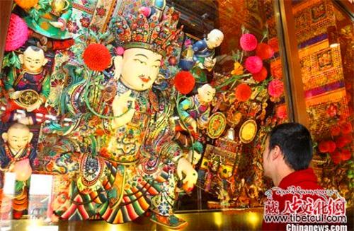佛教圣地塔尔寺“藏艺三绝之冠”酥油花将长期展览