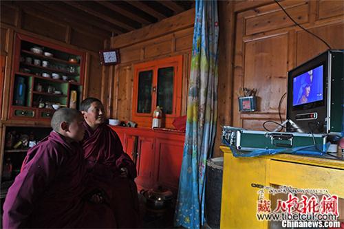 甘肃甘南藏传佛教寺院实现广播电视“全覆盖”