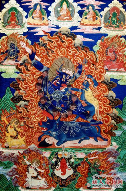 看着壁画他预言：这些像系汉人面容，象征我寺要从东方来许多僧人