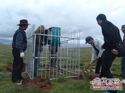 西藏自治区：安装藏北典型高寒草原土壤湿度观测仪