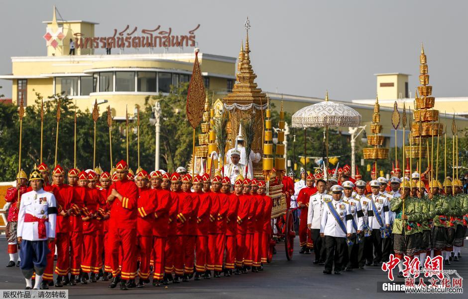 泰国为已故佛教界最高领袖举办火葬仪式