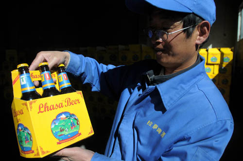 一批拉萨啤酒即将远销美国 销售网覆盖美国8个州