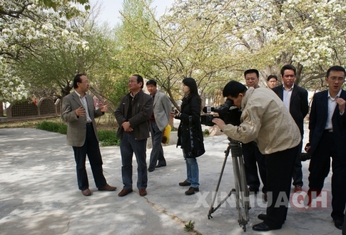 中央电视台《走遍中国》摄制组探访青海高原小江南“贵德”