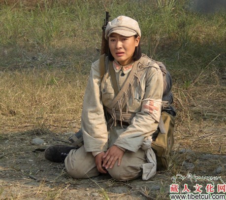 藏族青年女演员尼玛颂宋演绎长征途中革命故事