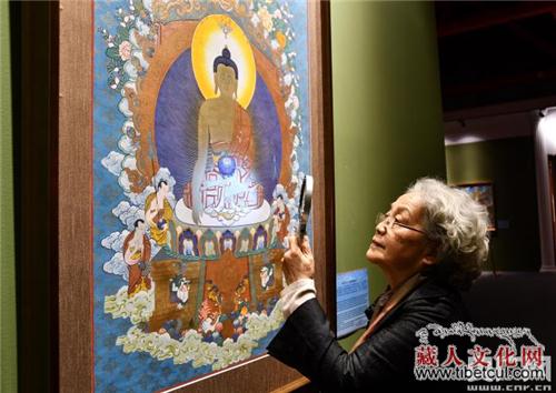 "非遗世界·罗藏旦巴家族唐卡艺术传承展"在沪开幕
