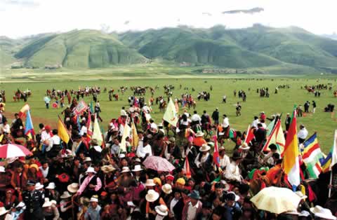 甘孜州甘孜县举办第二届走马节