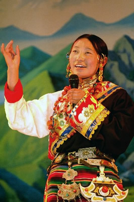 藏族原生态歌唱比赛在青海举办