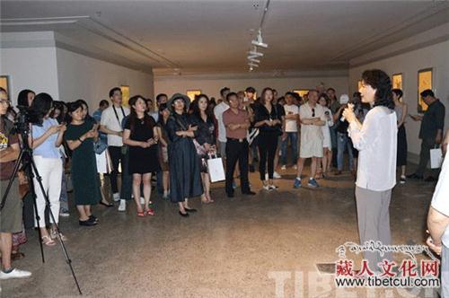 耷·琼培“经·变”的新概念唐卡画展北京开展