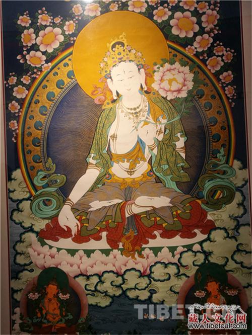 “勉萨画派”唐卡当代百幅代表性作品巡展开幕
