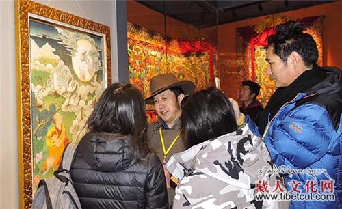 迦秀·边巴次仁“仓央嘉措诗歌系列唐卡”广受好评