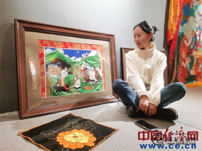 西藏拉萨：创意传承堆绣唐卡  铺就“锦绣路”