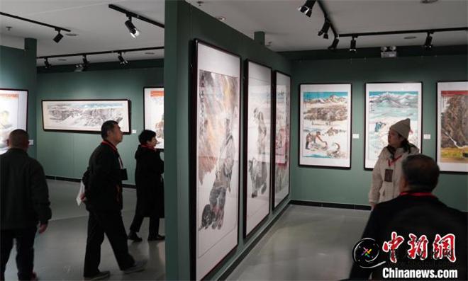 “家在高原”刘洋中国画作品展在北京开幕3.jpg