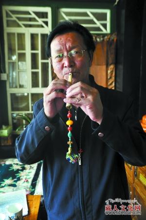 藏族演奏家次旦：破镜重圆的鹰骨笛